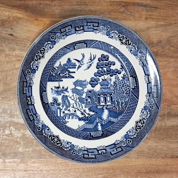 Blue Willow Other - Johnson Bros England Blue Willow 10" Dinner Plate